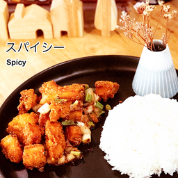 ข้าวลาบยำไก่.