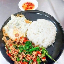 แม่อำนวยโจ๊กต้มเลือดหมู&อาหารตามสั่ง