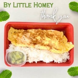 ข้าวไข่เจียวปู [ เนื้อปู 20 g. ] ทอดน้ำมันรำข้าว | รอบนี้ปูไซด์เล็ก แต่น้ำหนักเท่าเดิม ]