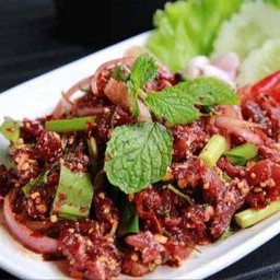 ก้อยเนื้อดิบ(สับละเอียด)