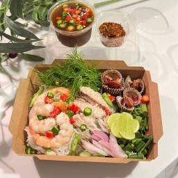 ตำแซ่บ ขนมจีนซาวน้ำปลาร้า