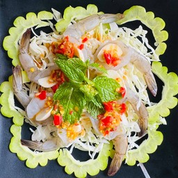 กุ้งแช่น้ำปลา