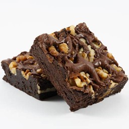 นมถั่ววอลนัทบราวนี่.