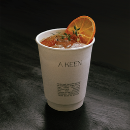 Orange Basil Americano Fizz