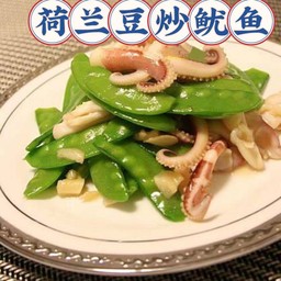 หมูผัดถั่วลันเตา