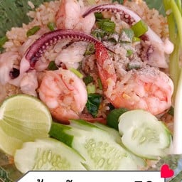 ยำแซ่บเสียบไม้byคุณอ้อย(ยำฟรี) แบบทอดสั่งได้ บ้านเอื้อ 304