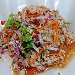 ยำวุ้นเส้นหมูสับ