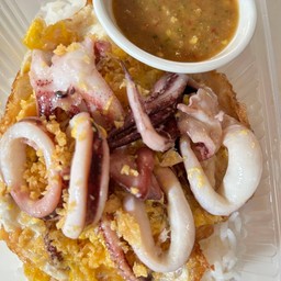ไข่ดาวทะเล (ราดข้าว)