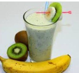 กล้วยหอม ผสม กีวี่ ปั่น