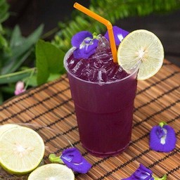 น้ำอัญชันมะนาว