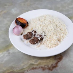 Galo Kebab with Rice جلو كباب