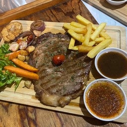 สเต็กเนื้อริปอายโคขุน
