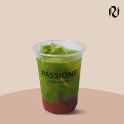 Matcha Strawberry Soda