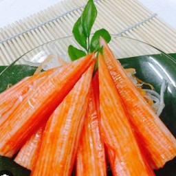 ปูอัด (จิ้มวาซาบิ)
