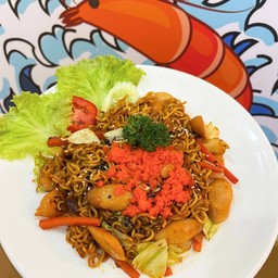 มาม่าไข่กุ้งผัดฉ่า