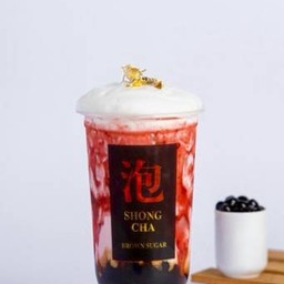 ลาวาสตรอว์เบอร์รี่นมสด