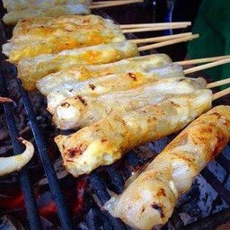 ไข่หมึกย่าง (ไม้ใหญ่)