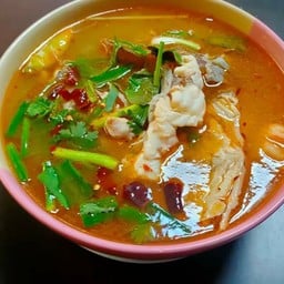 ต้มปลา 1 +ข้าวสวย 1