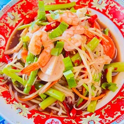 ตำเส้นเล็กหมู