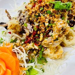 หมึกคั่วพริกเกลือ