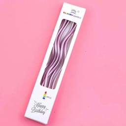Pink Spiral Candle