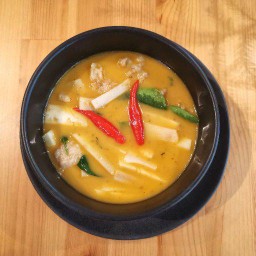 แกงเขียวหวานหมูเด้ง