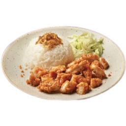 ข้าวไก่กรอบซอสมะขาม