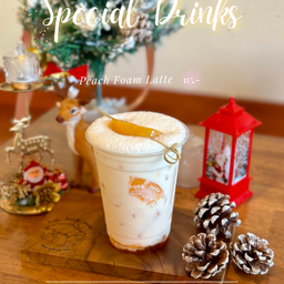 Peach Foam Latte
