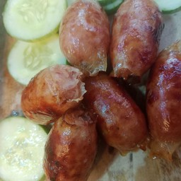 ไส้กรอกอีสาน หมูล้วนทอดจัดชุด8ลูกใหญ่