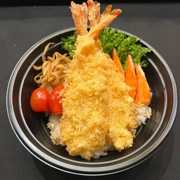 ข้าวหน้ากุ้งเทมปุระ