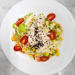 ยำสลัด - ข้าวโพด อกไก่ พรีเมี่ยม - เพื่อสุขภาพ เมนูพิเศษ! ( ขายดี )