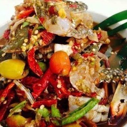 เหลาปูม้า กุ้งสด