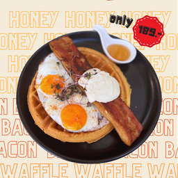 013 Honey bacon waffle