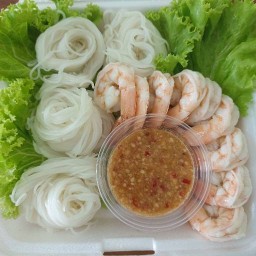 ขนมจีนน้ำยาป่า กะทิ