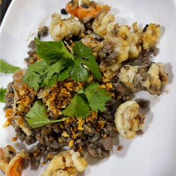 หนำเลี๊ยบหมูสับ+กุ้งสับ