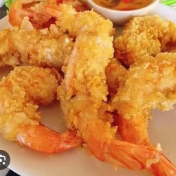 กุ้งชุปแป้งทอด