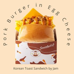 !เมนูแนะนำ! แซนวิชไข่ห่อหมูเบอร์เกอร์+ชีส