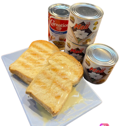 ขนมปังปิ้งเตาถ่าน