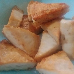 ข้าวหน้าหมูยอทอด
