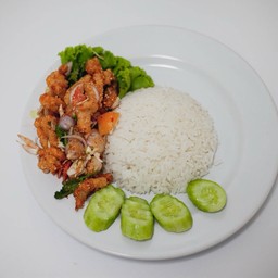ข้าวยำไก่แซ่บ