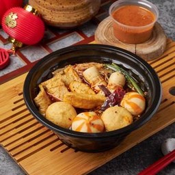 สุกี้หม่าล่ารวมลูกชิ้น พร้อมทาน