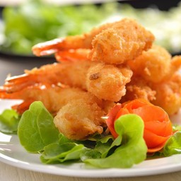 กุ้งชุบแป้งทอด