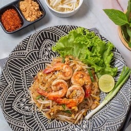 ผัดไทยกุ้งสด