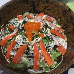 สลัดปูอัด/Kani Salad