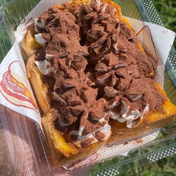 ปังปิ้งเนย+วิป+โอวัลติน