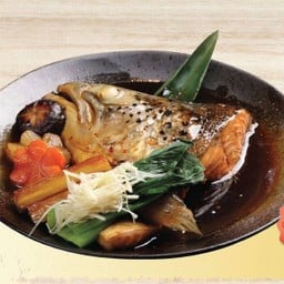 หัวปลาแซลมอนต้มซีอิ๊ว/Salmon Kabutoni