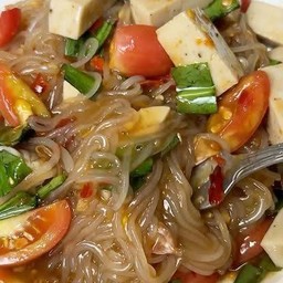 ตำเส้นเล็ก ปลาร้า หมูยอ