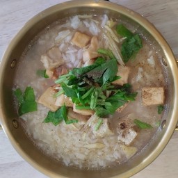 ข้าวต้ม มังสวิรัติ  Vegetarian porridge