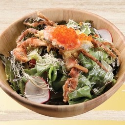 สลัดปูนิ่ม/Spider salad