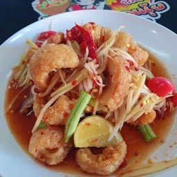 ตำไทยแคปหมู